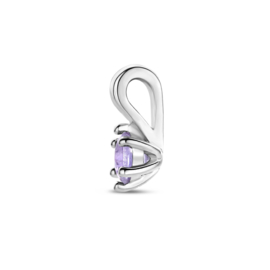 geboortesteen hanger: februari ,amethyst