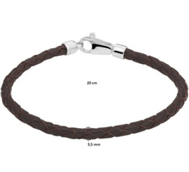 Armband leer 3,5 mm 20 cm