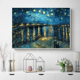 Diamond painting set avond