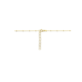 9k collier bolletjes 41 + 3 cm