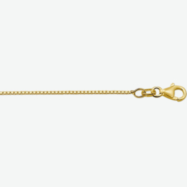 Gouden lengteketting venetiaans 1,1 mm