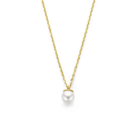 9k collier parel 41 - 43 - 45 cm