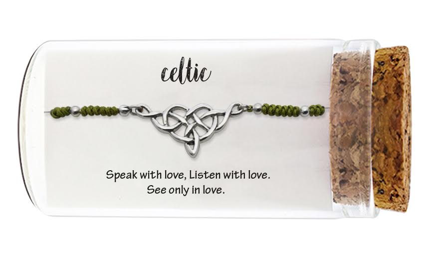 armband met zilver: Love