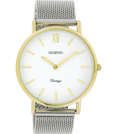 OOZOO Vintage zilver/goud 40 mm