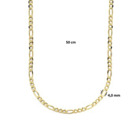 Collier figaro 4,0 mm 50 cm