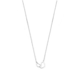 Collier hartjes 1,3 mm 40 + 4 cm