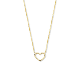 9k collier hart 40 - 42 - 44 cm