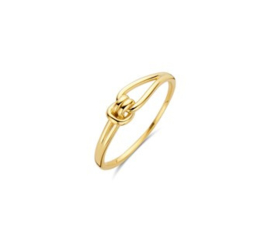 Gouden ring knoop