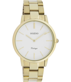 OOZOO Vintage goud/wit 38 mm