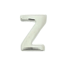 Zilveren letterbedel Z