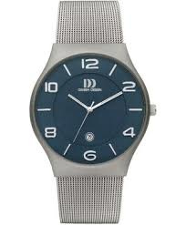 Danish Design horloge blauw 42 mm