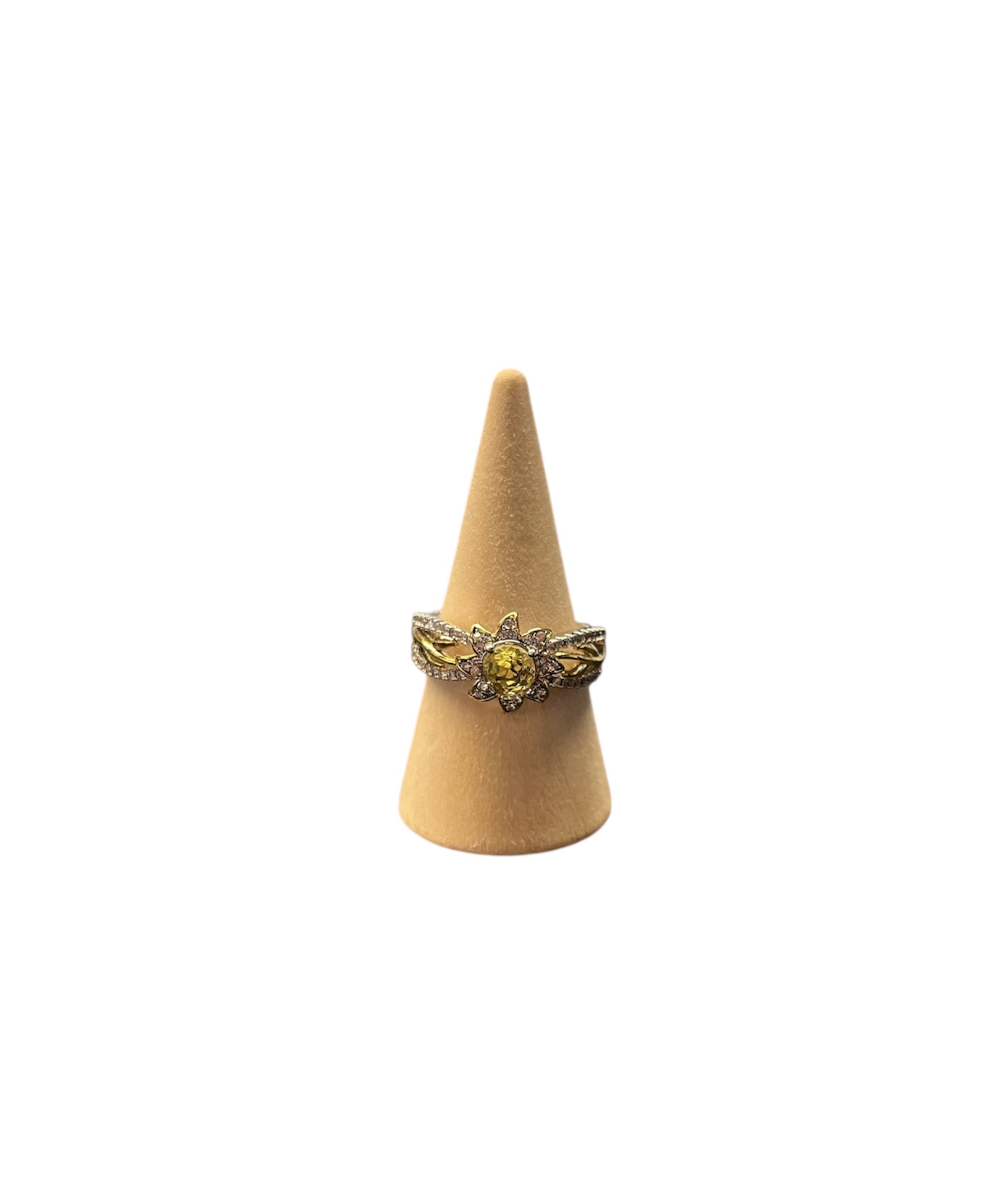 Handgemaakte zilveren sapphire ring