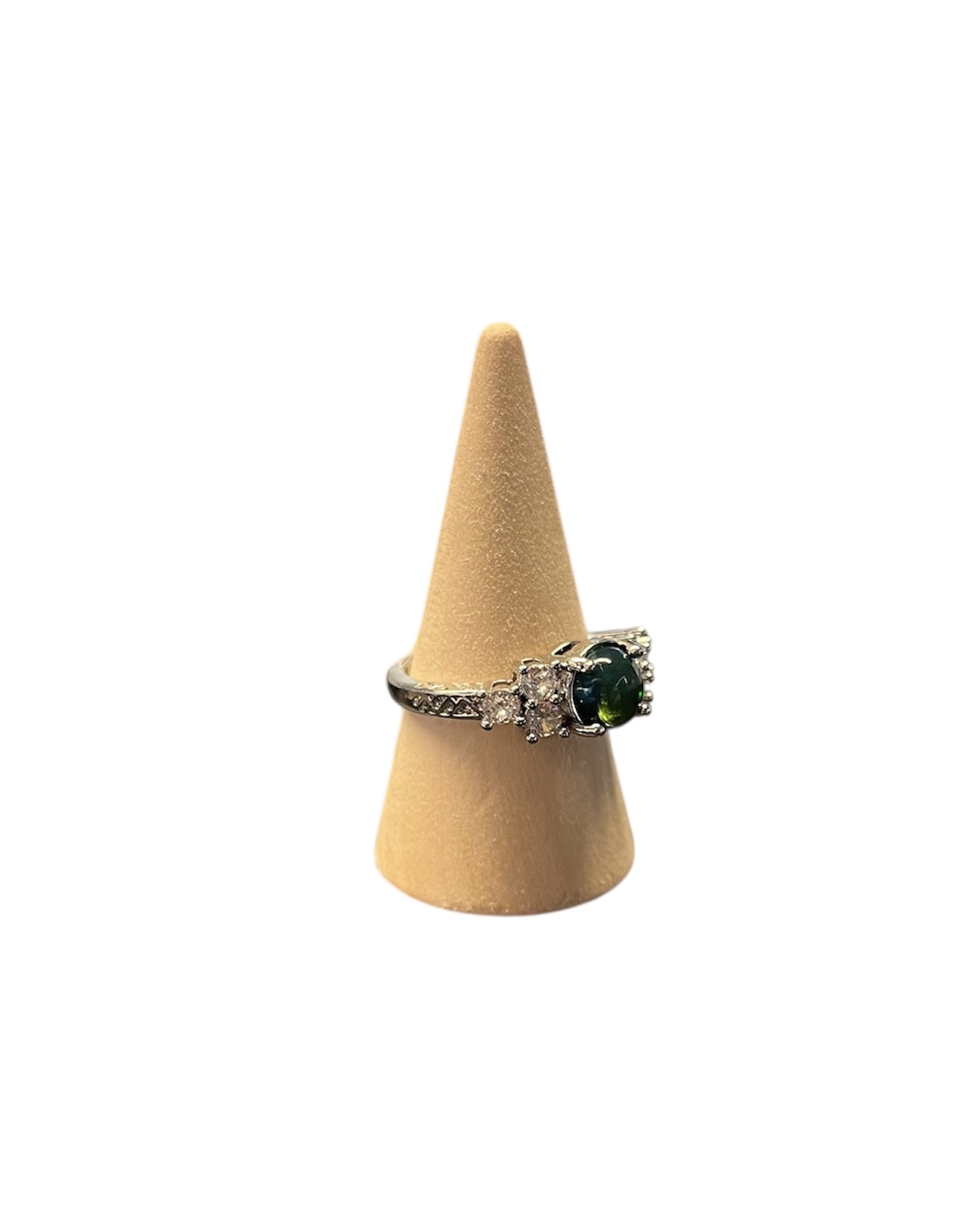Handgemaakte zilveren opal ring