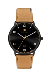 Danish Design horloge zwart 39 mm