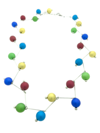 Handgemaakt collier bol versprongen
