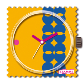 STAMPS-horloge  groovy