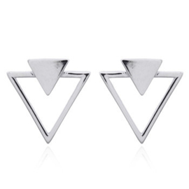 oorknopjes: geometrisch design