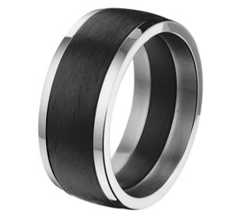 Stalen ring carbon