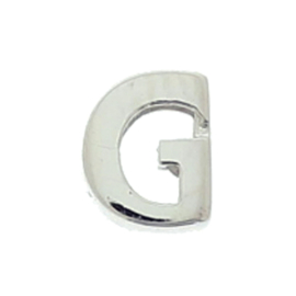 Zilveren letterbedels G