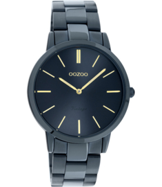 OOZOO Vintage donker blauw 38 mm