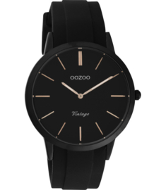 OOZOO Vintage zwart/rosé 42 mm