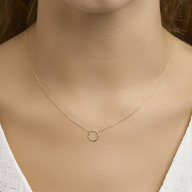 Gouden collier rondje