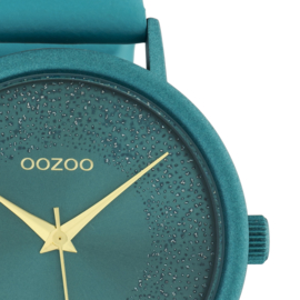 OOZOO timepieces groen-blauw 42 cm