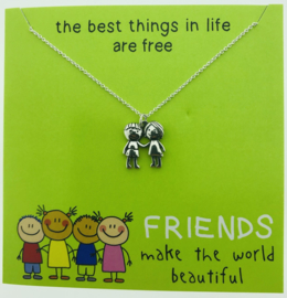 Zilveren geschenk FRIENDS