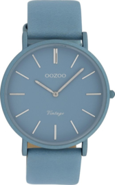 OOZOO vintage volledig blauw 44 mm