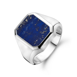 Zegelring massief lapis