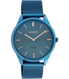 OOZOO Vintage blauw/rosé 38 mm