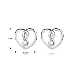 oorknoppen hart en infinity