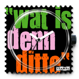 STAMPS-horloge Wat is den ditte