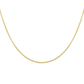 Gouden collier venetiaans bol 1,2 mm