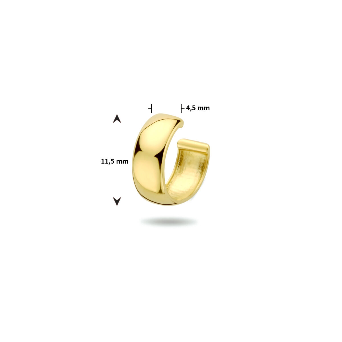 14k Geelgouden earcuff