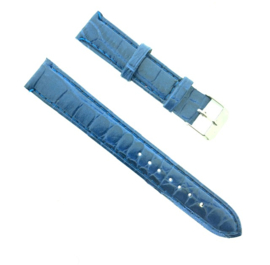 Horlogebandje 18 mm donker blauw
