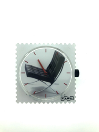 STAMPS-horloge chair