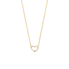 Gouden collier hartje