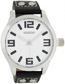 OOZOO horloge wit / zwart 46 MM C1053