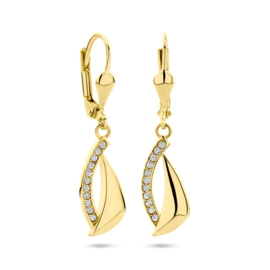 oorhangers zirkonia brisur haak 31 mm