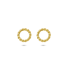 oorknoppen rondje gedraaid 9,5 mm
