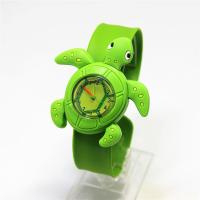 klap horloge met schildpad