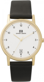 Danish Design horloge wit/goud 34 mm