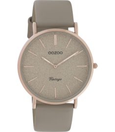 OOZOO Vintage taupe glitter 40 mm