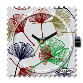 STAMPS-klokje ginkgo bladeren