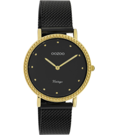 OOZOO Vintage goud/zwart 34 mm