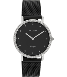 OOZOO Vintage zilver/zwart 34 mm