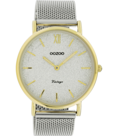 OOZOO Vintage zilver/goud 40 mm