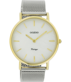 OOZOO Vintage zilver/goud 40 mm