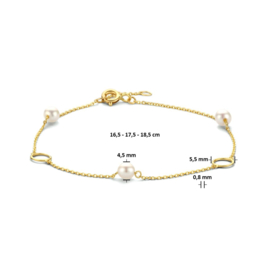 armband parels en rondjes 0,8 mm
